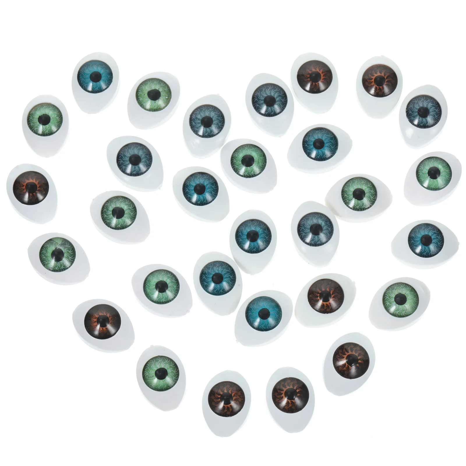

30 Pcs DIY Eyeballs Decorations For Stuffed Animals Toy Making Supplies Eyes Crafts Acrylic