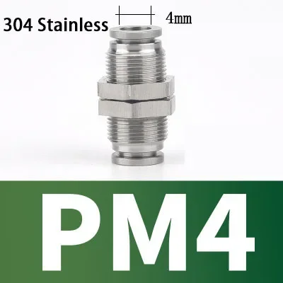 

Пневматические фитинги ПМ Переборочные прямые соединители 4/6/8/10/12 мм Вставной шланговый соединитель Фитинг для воздушной трубы Быстроразъемный фитинг