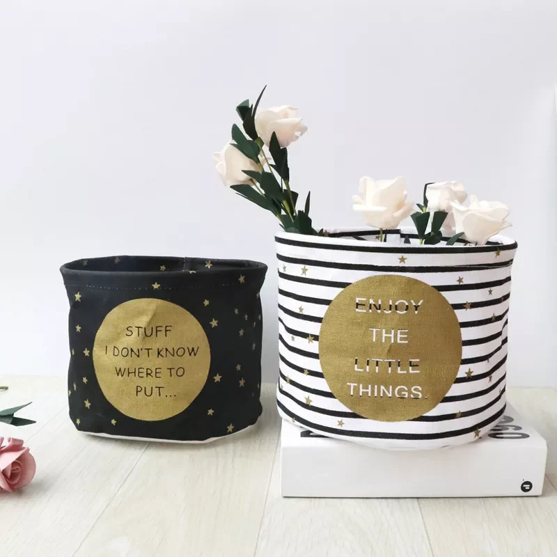 

Laundry Basket For Toy Cartoon Storage Barrel Dirty Clothes Sundries Household Organizers Storage Basket folding bag