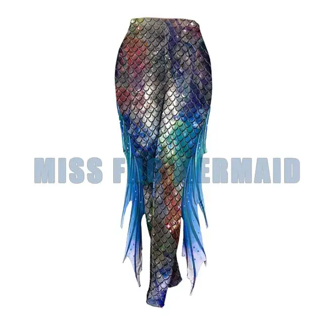 

Mermaid Trousers Women Cosplay Scales Pants Quick dry Fin Performance