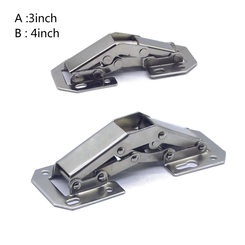

Stainless Steel Hinge Self-Closing Corner Mortise Spring Draw Door Hinge Cabinet Door Repair Accessory Hardware Supplies