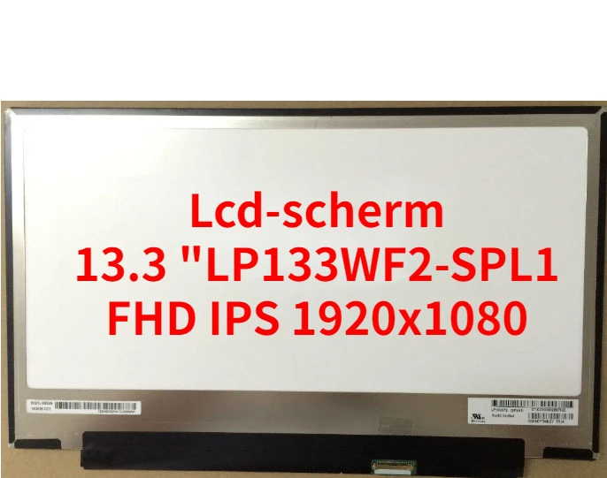 

ЖК-дисплей для ноутбука с диагональю 13,3 дюйма LP133WF2-SPL1 FHD IPS 1920x1080 разрешением 30pin светодиодный дисплей