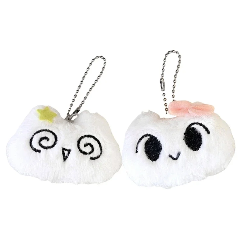 Милый мультяшный плюшевый брелок с изображением головокружительного кота на