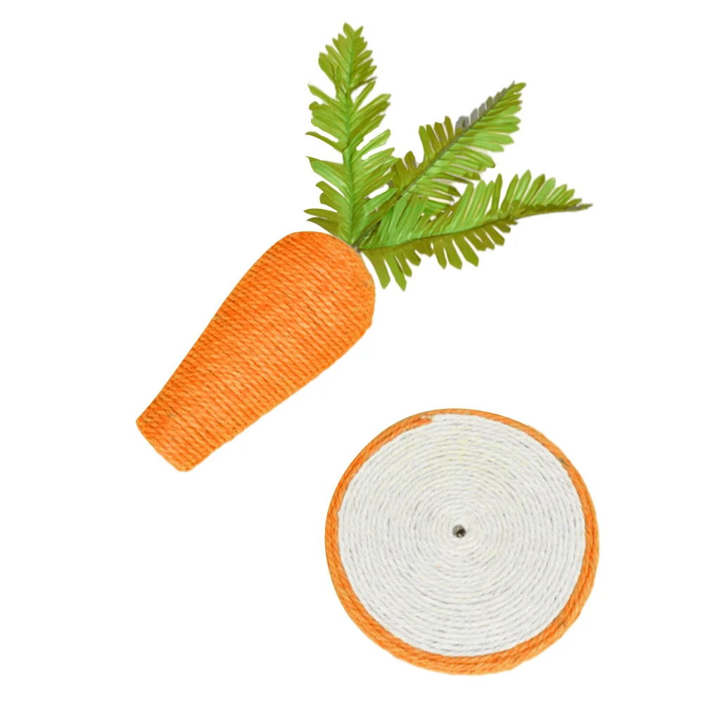 

Cat Scratcher Scratching Post Toy Toys Kitten Tower Carrot Claw Sisal Tree Cats Scratch Board Grinding Interactive Rope Natural