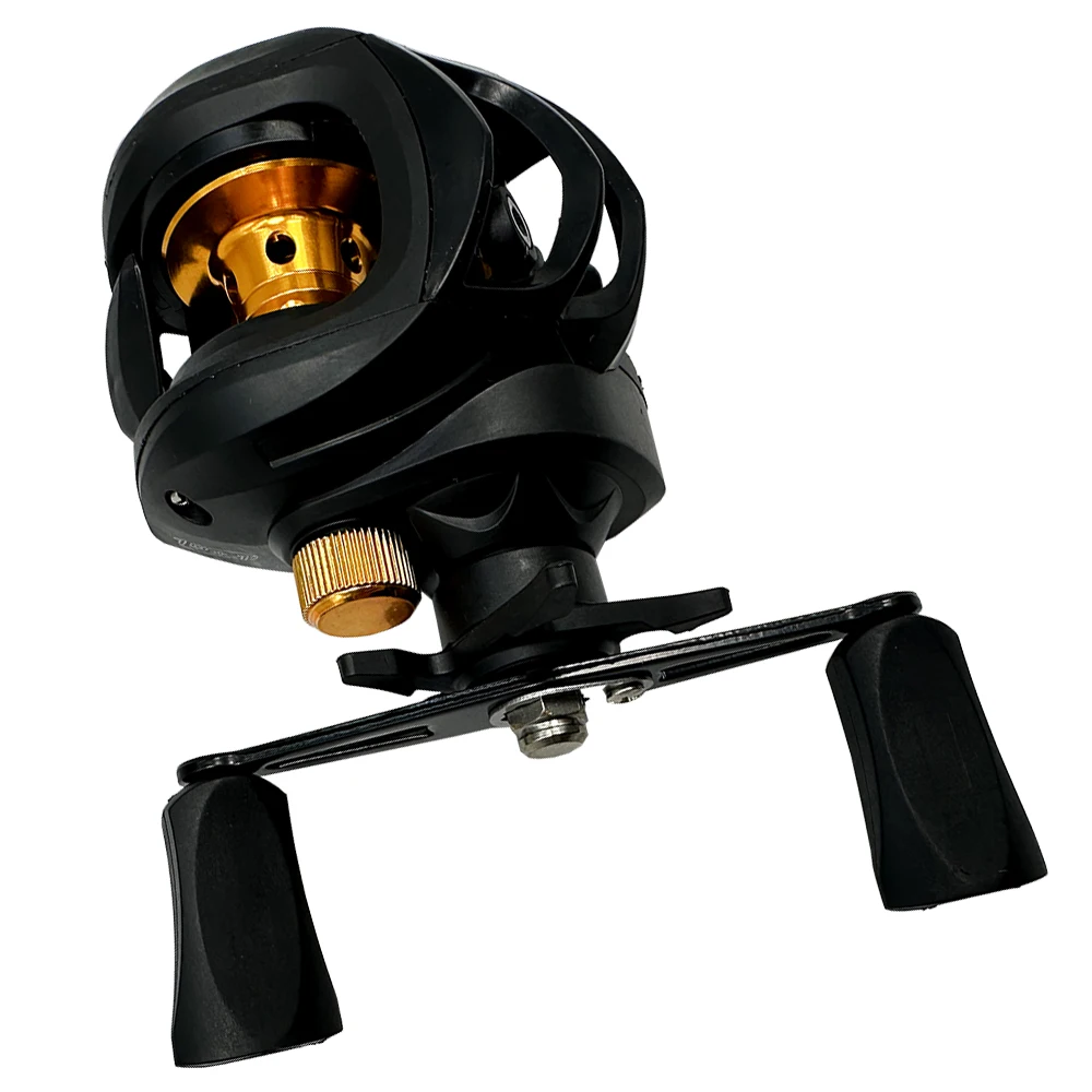 

GHOTDA Left Right Magnetic Brake Lure Casting Fishing Reel Strong Pull 8kg Gear Ratio 7.2:1 Quality Ultra Light Carp Wheel