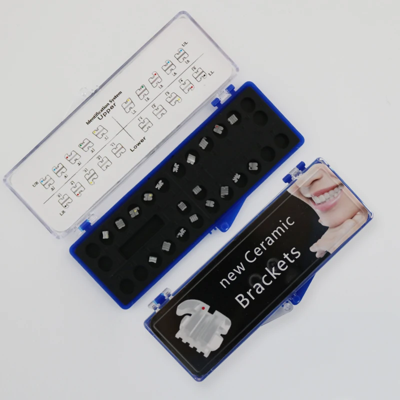 1 коробка керамической сетки/слота Roth MBT 3/345 крючков ортодонтический кронштейн