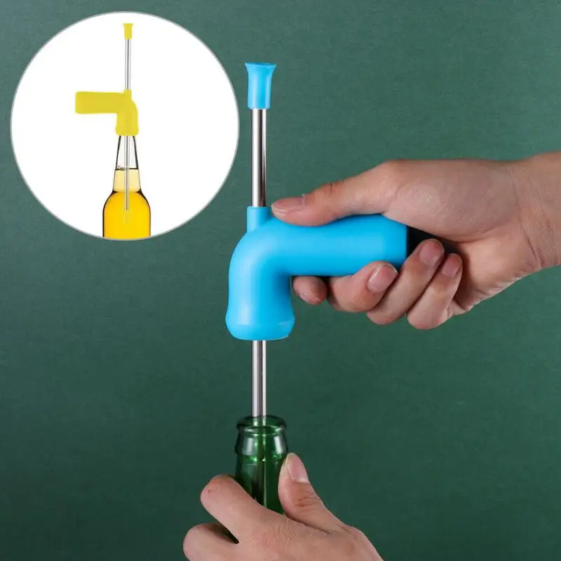 Трубка для пива соломенная трубка воронка-бонг двойная питья инструменты