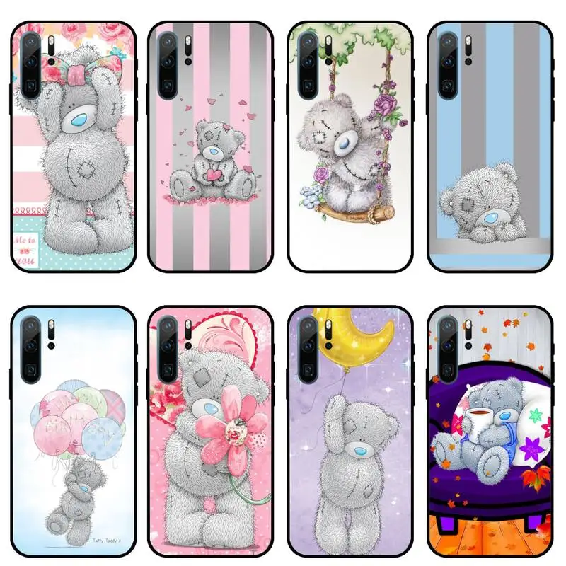 

Cute cartoon bear Tatty Teddy Phone Case For Huawei honor Mate 10 20 30 40 i 9 8 pro x Lite P smart 2019 Y5 2018 nova 5t
