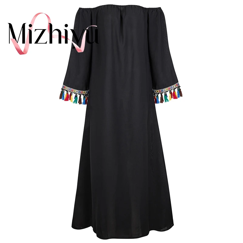 

Mizhiyu Women's Dresses Summer 2022 Sexy Wrap Breast Boho Beach Dress Ruffle Fringe Vintage Short Sleeve A-Line Mini Dress Wrap