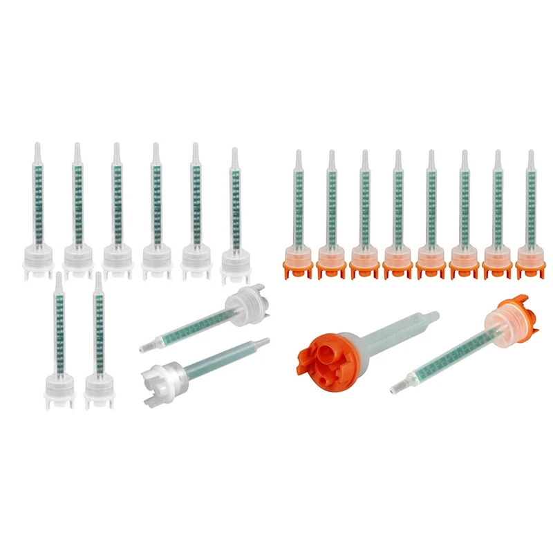 

1 Набор 16 элементов смешивающая насадка наконечник статический смеситель соотношение 1:10 для эпоксидных клеев