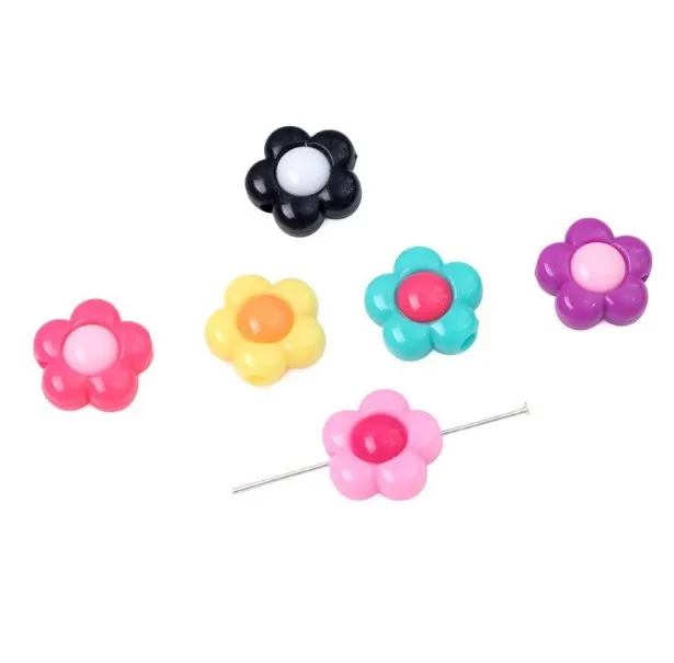

40pcs/lot Acrylic color DIY heart butterfly beads for Jewelry Making Loose Spacer Beads Bracelet Necklace
