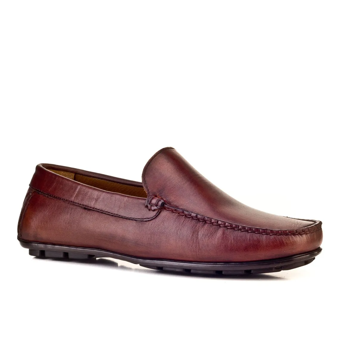 

Коричневые мужские мокасины из натуральной кожи