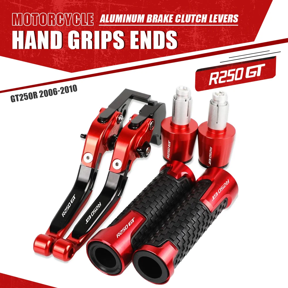 

GT 250R Motorcycle Aluminum Brake Clutch Levers Handlebar Hand Grips ends For HYOSUNG GT250R 2006 2007 2008 2009 2010