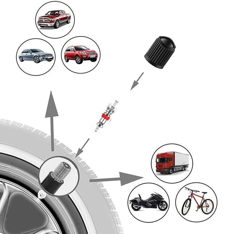 Набор инструментов для снятия сердечника клапана комплект из 64 предметов крышка