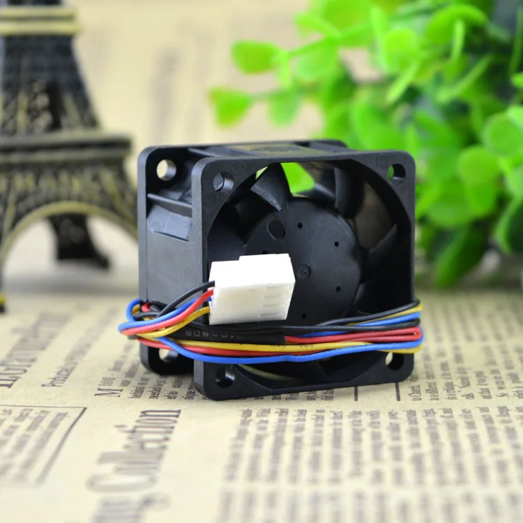 Двухшаровой вентилятор сервера Delta Tbb0412ehn 4028 12 V0.87a 4 см