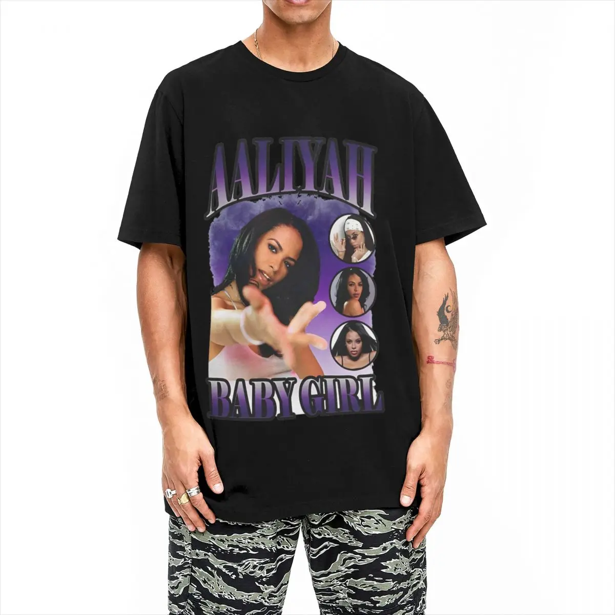 Футболка с графическим рисунком для мальчиков и девочек aaliяхs мужчин женщин