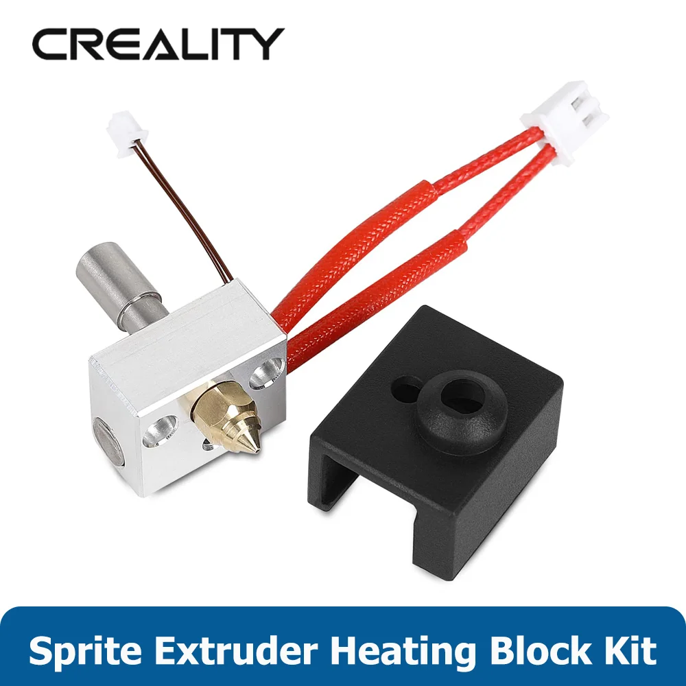 

Экструдер Creality Sprite, комплект нагревательных блоков для принтера Ender 3 S1 Pro CR 10 Smart Pro из нержавеющей стали, высокотемпературная печать на горле