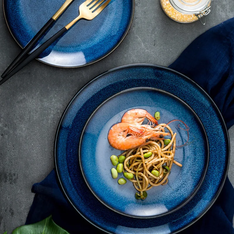 Кухонная посуда сухие блюда для сервировки тарелок еды роскошные тарелки