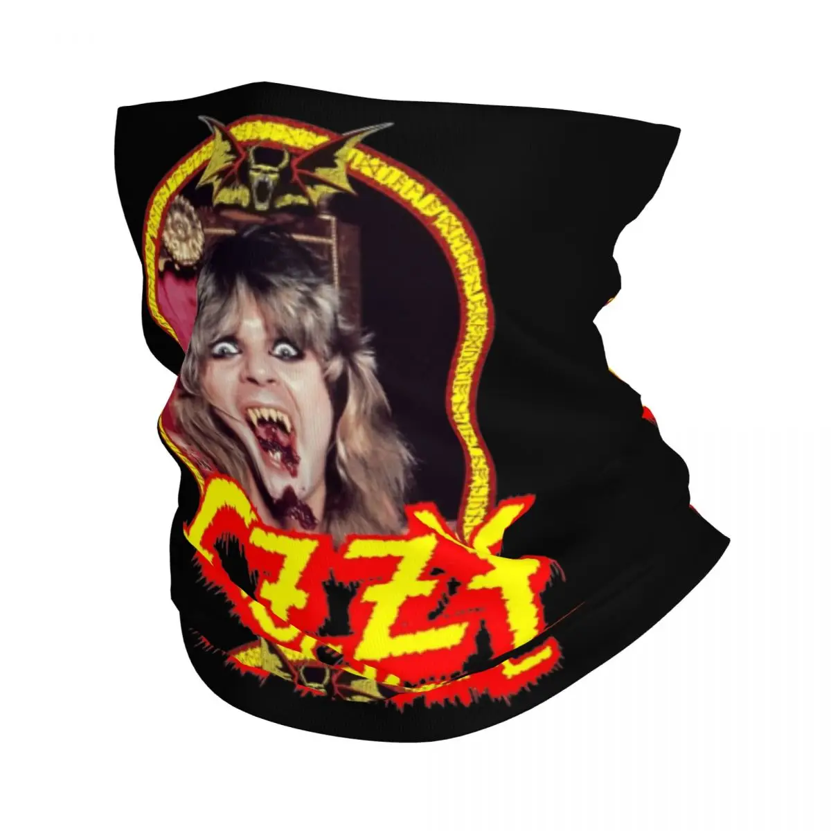 

Neon Jellyfishozzy Ozzy Osbourne Bandana Neck Cover Printed Magic Scarf Warm Headwear Hiking Unisex Adult Winter