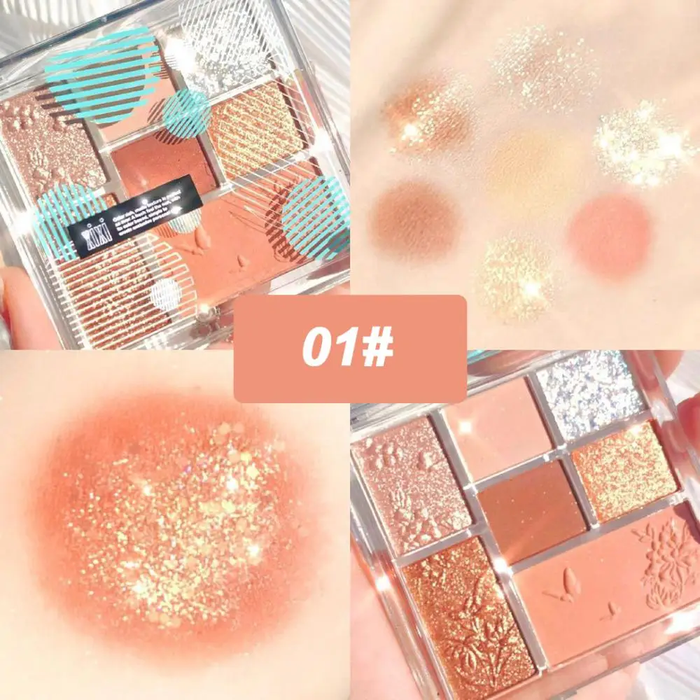 

Молочный чай, матовые блестящие тени для век, Палетка шоколадных, коричневых, персиковых, розовых теней для век, блестящая женская палитра