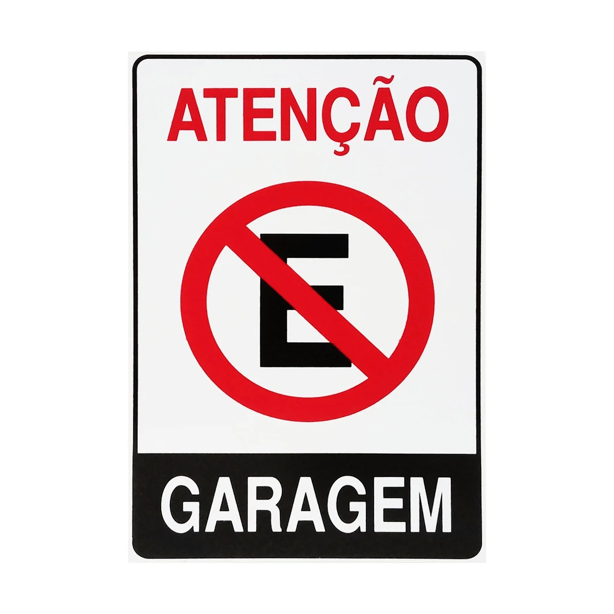 

Signaling Board Attention Prohibited Parking Garage 20x30 Access-P-4 F9e