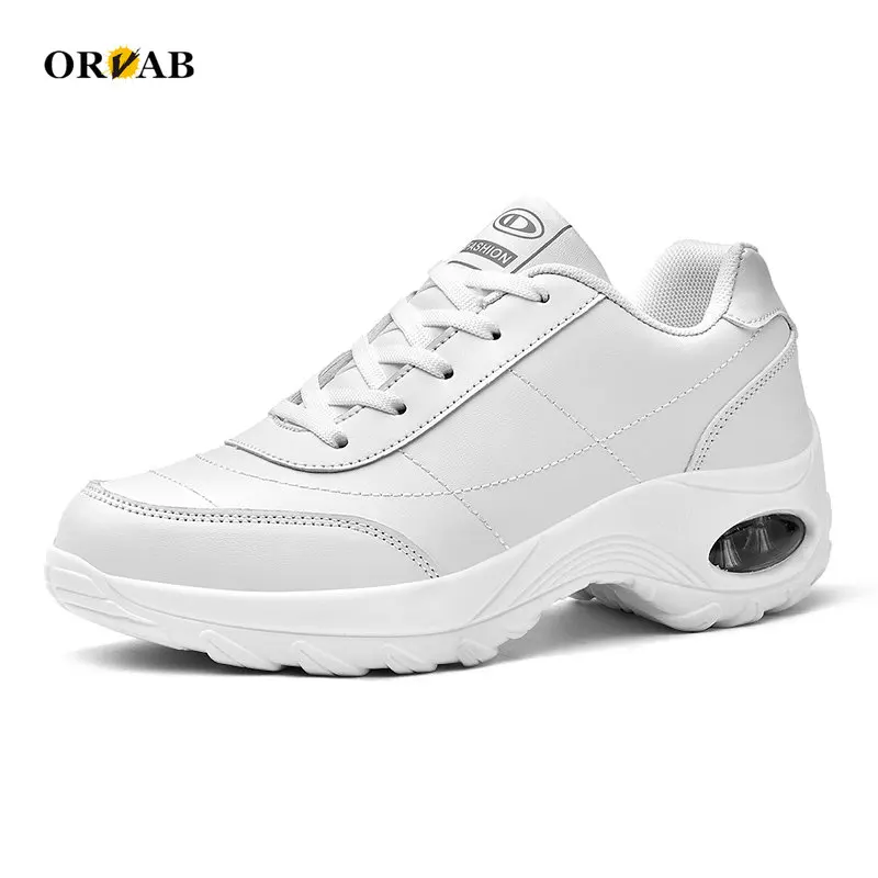 

Женские кроссовки на массивной Платформе 5 см, роскошные дизайнерские сникерсы из спилка, обувь на осень-зиму