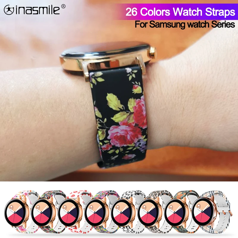 Ремешок для наручных часов классический браслет Samsung Galaxy Watch 5 pro Active 2 20 22 мм 4 40 44 S2