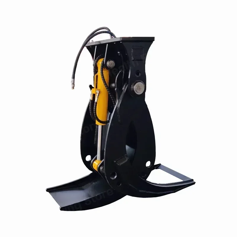 Мини-граpple madera forestal con rotador hidráulico excavadora cargadora 1 3 5 6 10 12 toneladas