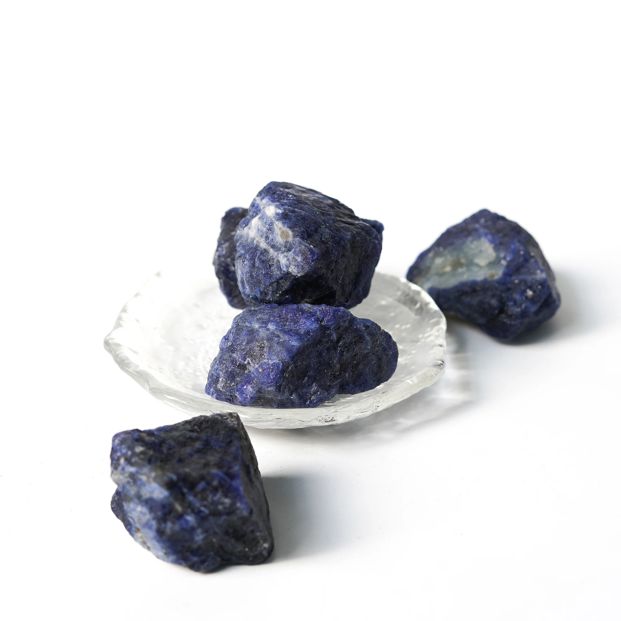 

Natural Irregular Mineral Raw Blue Sodalite Energy Healing Stone Aquarium Garden Ornament Decoration Crystal Quartz Specimen