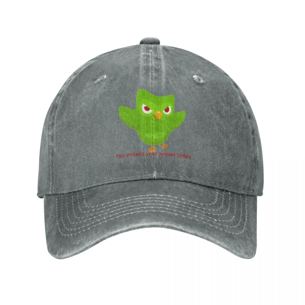 

Casual Duolingo Owl Duo Baseball Cap Men Women Distressed Denim Snapback Cap Outdoor All Seasons Travel Gift Hats Cap