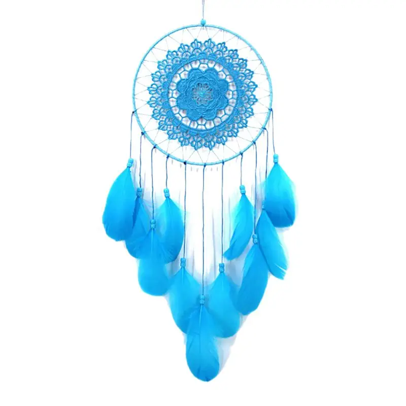 

India Style Dreamcatcher Handmade Dream Catcher Net With Feathers Floating Gift For Home Car Decoration