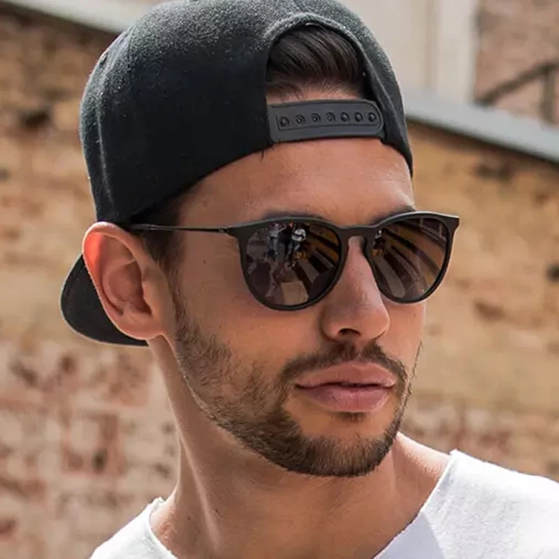 

Classic Round Sunglasses Man Retro Black Driving Shades Eyewear Male Vintage Brand Designer Mirror Sun Glasses Oculos De Sol