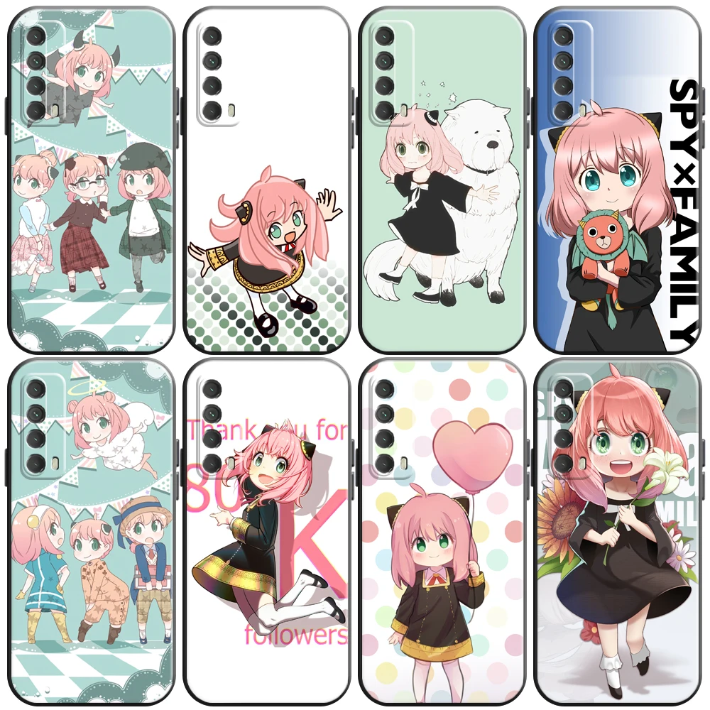 

NSPY×FAMILY Anime Japan Phone Case For Huawei Honor 10 V10 10i 20 V20 20i 10 20 Lite 30S 30 Lite Pro Back Silicone Cover Soft