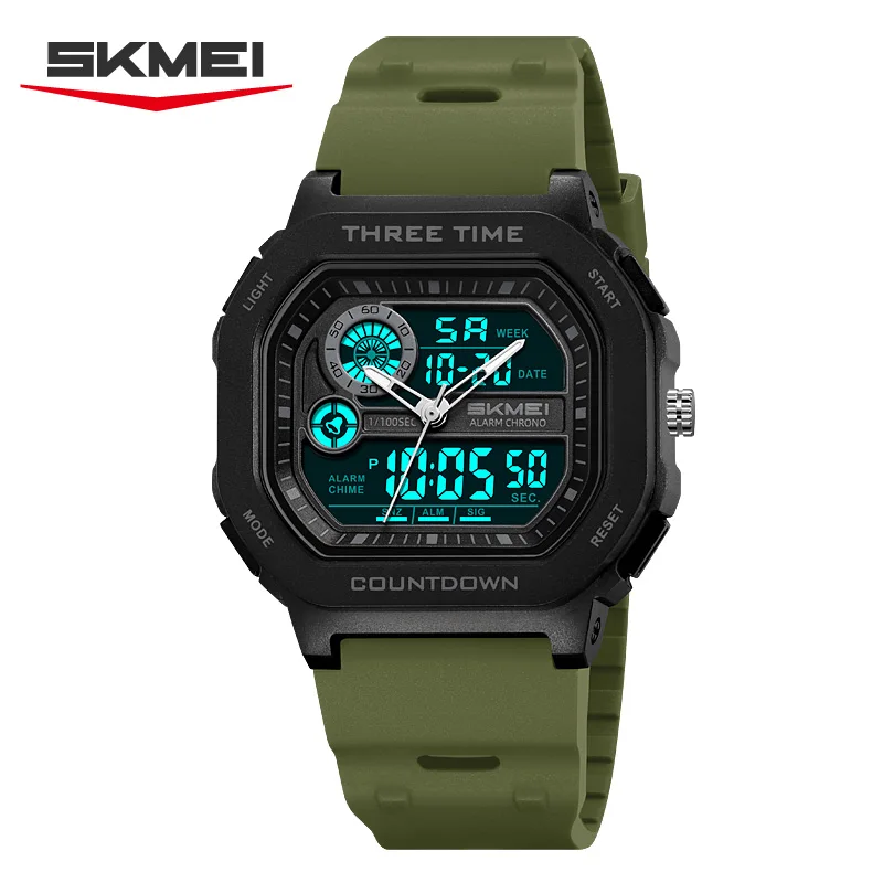 Мужские спортивные часы SKMEI 2641 с новым хронографом, будильником, LED-дисплеем, цифровым таймером обратного отсчета, многофункциональные наручные часы. (art.: 3920d88646f04) - 3920d88646f04