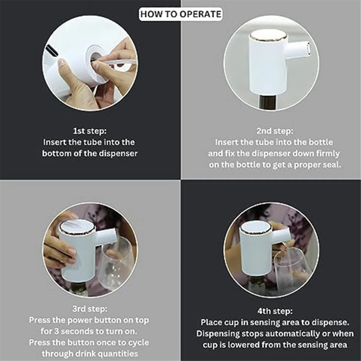 Электрический диспенсер для вина с аэратором виски сосу и лекарств. Идеальный