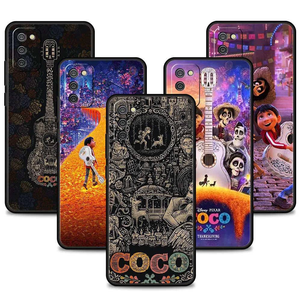 

Disney Coco Phone For Samsung Galaxy A73 A72 A53 A33 A32 A22 A13 A21s A12 A31 A51 A52 A71 A41 A23 A11 Cellular Case