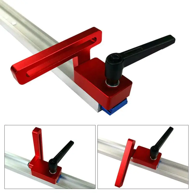 

Premium Quality Woodworking Tool Versatile Woodworking Tool Easy To Use Game-changer Woodworking Aluminium Track Stop Sturdy Diy