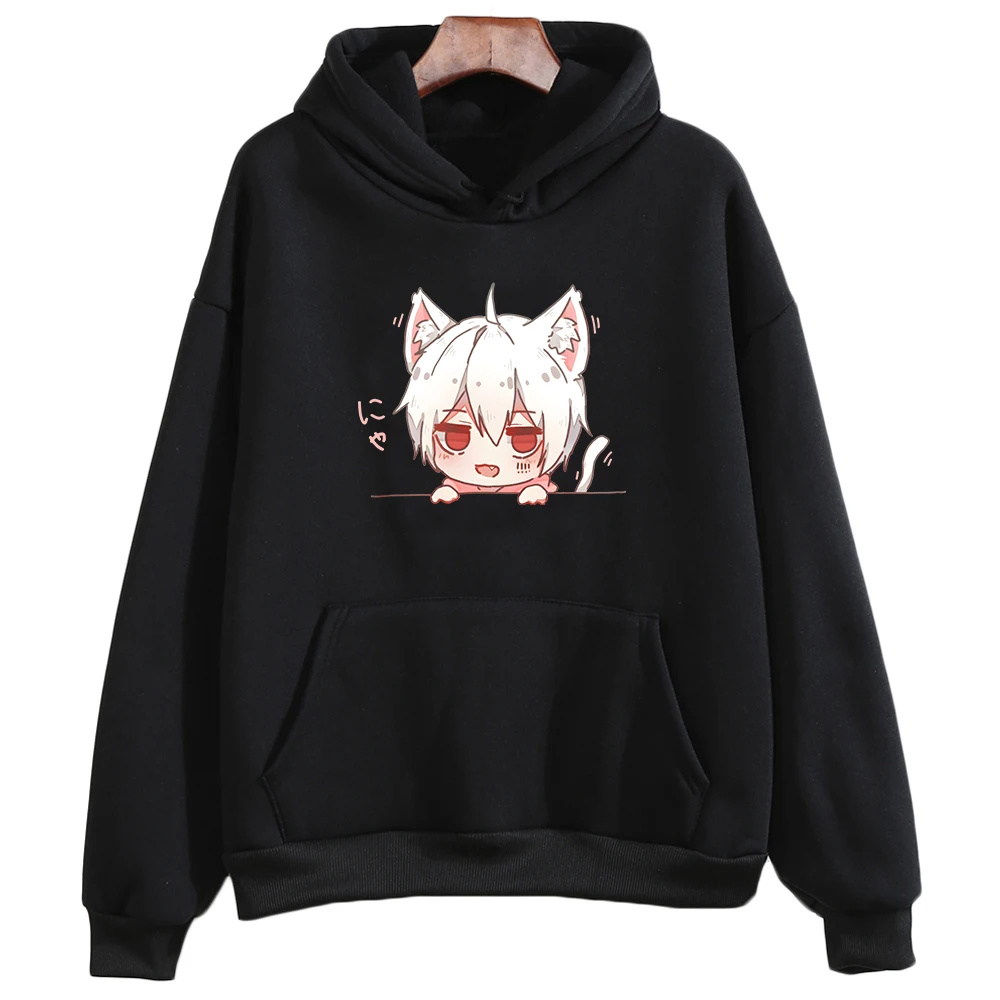 

Mafumafu Japanese Singer Oversized Hoodie WOMEN Japanese Anime Kawaii/Cute Long-sleeved Sweatshirt Cartoon Girls Fleece Harajuku