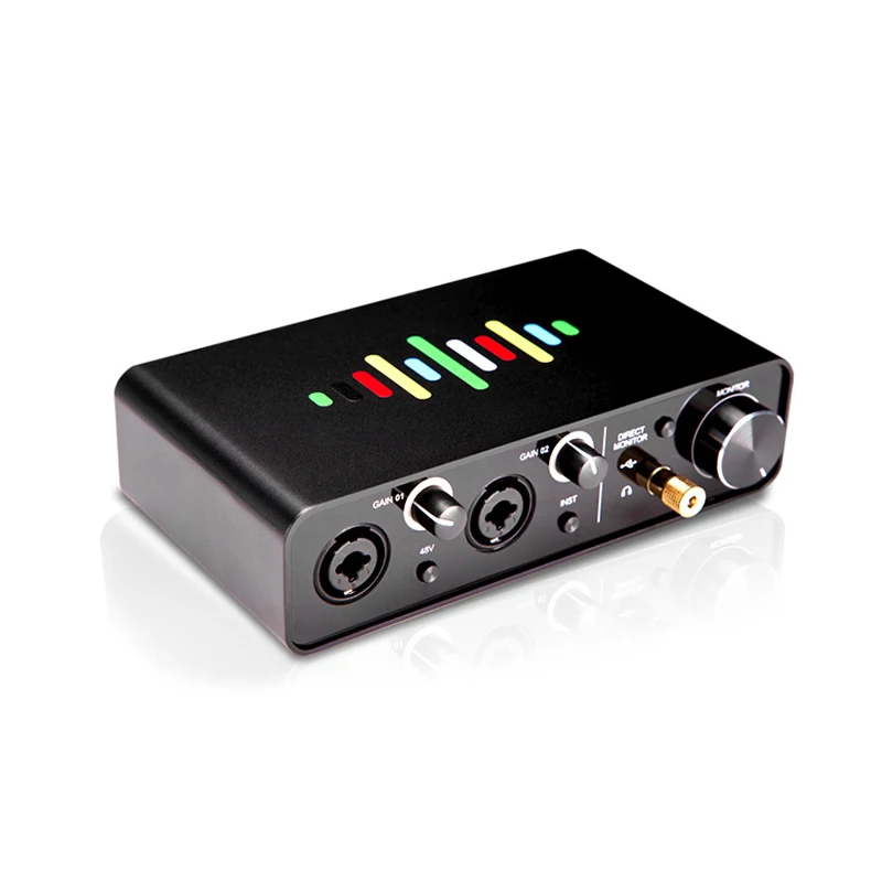 

Professional Laptop Computer M External Recording Karaokelive Studio Audio Interface Usb Sound Card