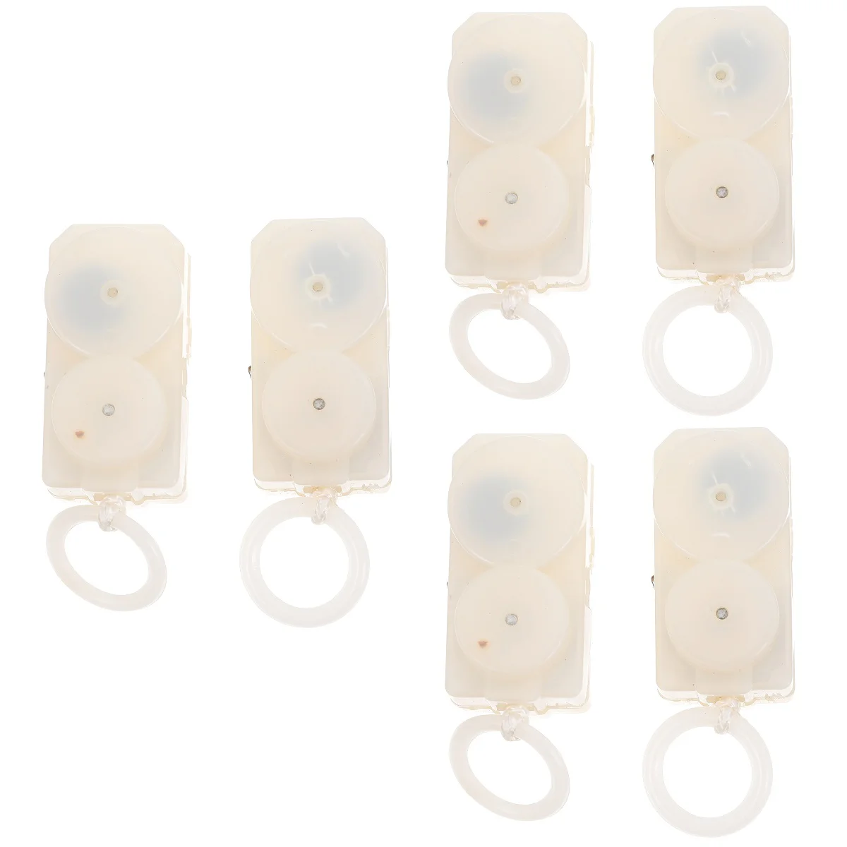 

6 Pcs Pull Tail Plush Toy Clockwork Plastic Vibrate Making Supplies