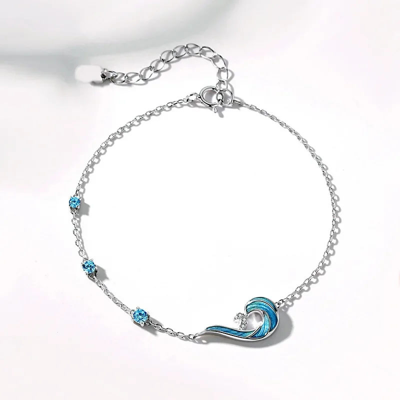 2024 новый креативный волнистый браслет женский гипоаллергенный металлический