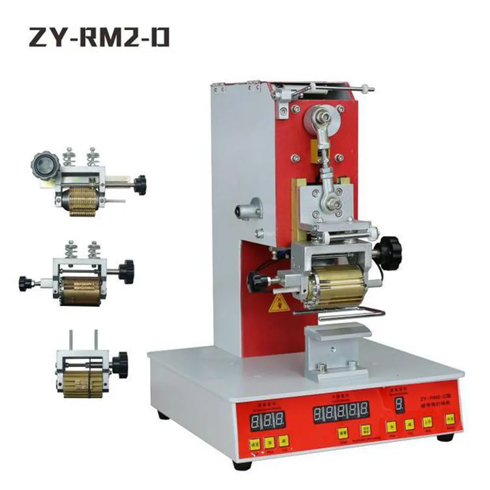 

220V Electric coding machine Dialling code printer Automatic Stamping Machine,leather LOGO Creasing machine single row 13 bits