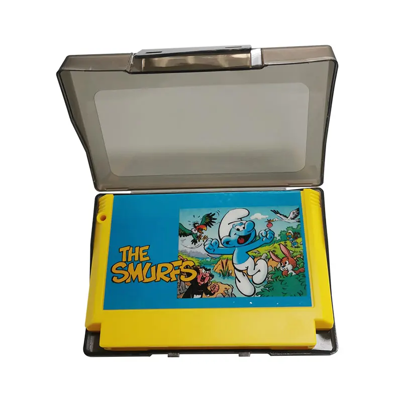 

Smurfs-видеоигра для 60 контактов 8-битного игрового картриджа FC