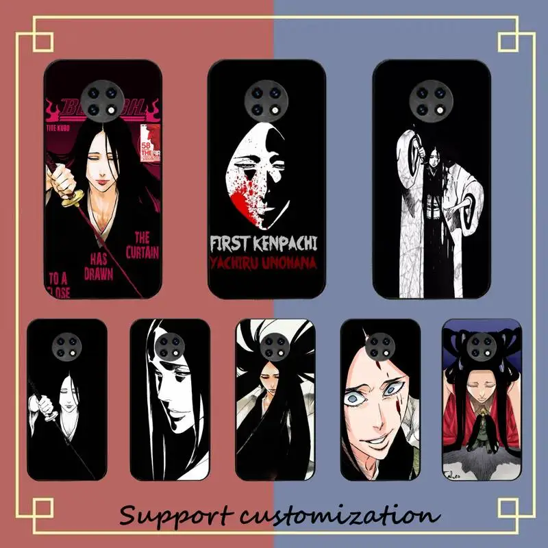

Unohana Retsu Bleach Japanese Anime Phone Case For Xiaomi Redmi Note 8A 7 5 Note 8pro 8T 9Pro TPU Coque for note 6pro