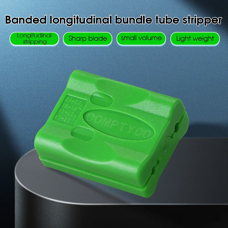 2pcs AUA-06 Longitudinal Bundle Tube Stripper 1.5~3.3mm Optical Fiber Slitter Tools
