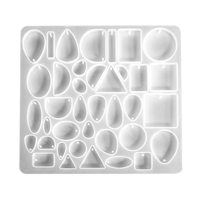 

H9ED Jewelry Silicone Molds Jewelry Resin Casting Mold for DIY Necklace Pendant Keychain Pendant Making,Resin Jewelry Mold