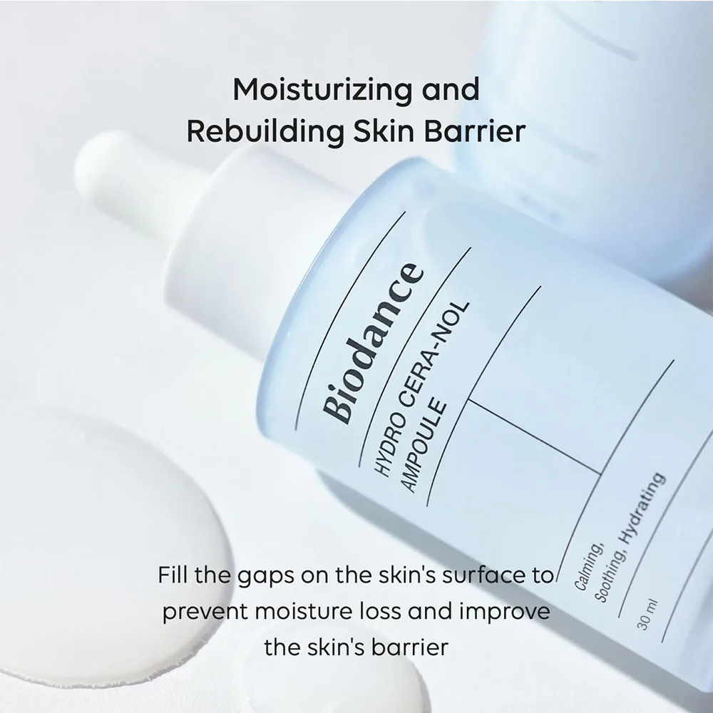 Biodance Hydro Cera-nol Ampoule Glass Skin Resurfacing Whitening Glow Осветляющая сыворотка для лица 30 мл