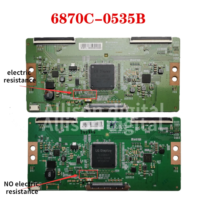 Плата T-con 6870C-0535B для LG Display V15 UHD TM120 Ver0.9 и т. д. 2 типа панелей телевизионной платы 6870C
