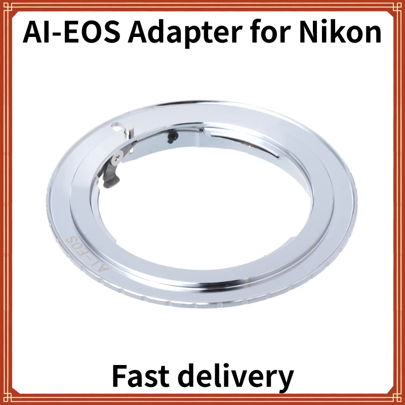 

AI-EOS Adapter for Nikon AI AI-S F Lens to Canon EF EOS Camera AF Confirm Ring