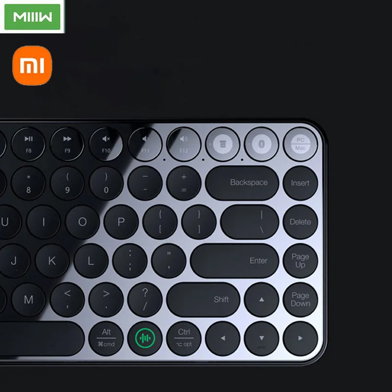 

Miiiw USB Mac Bluetooth Keyboard Mute Mechanical XIAOMI Wireless Keyboards Red Axis Gaming MIJIA for Computer Office Home IPad